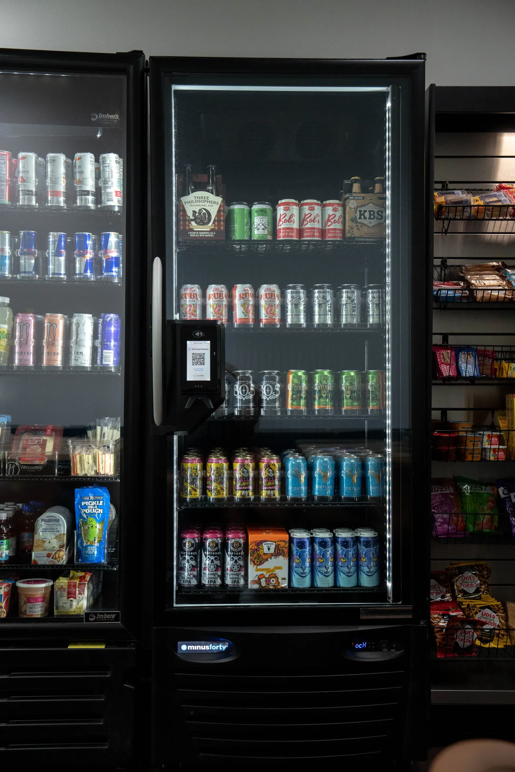 Pico cooler featuring Age Verification allowing the sale of alcoholic beverages